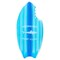 Swimline 73" Blue Shark Bite Surfboard Swimming Pool Inflatable Raft